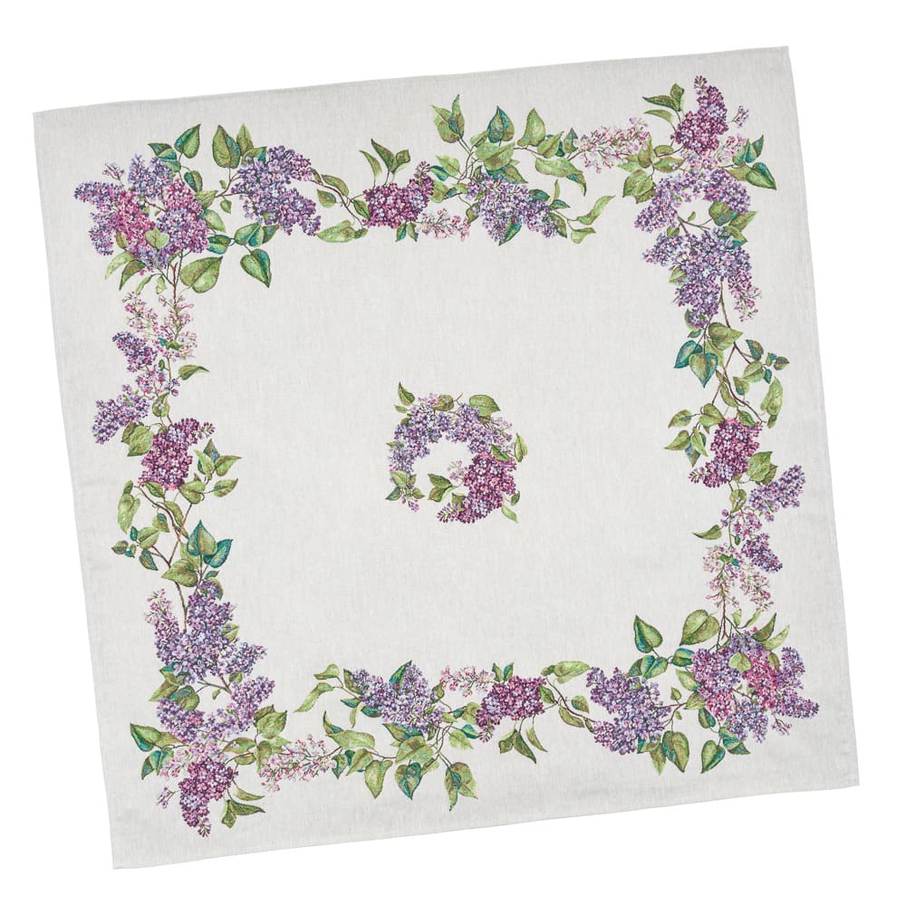 Square tablecloth «Lilac» - Premium Tapestry - Textile4Family