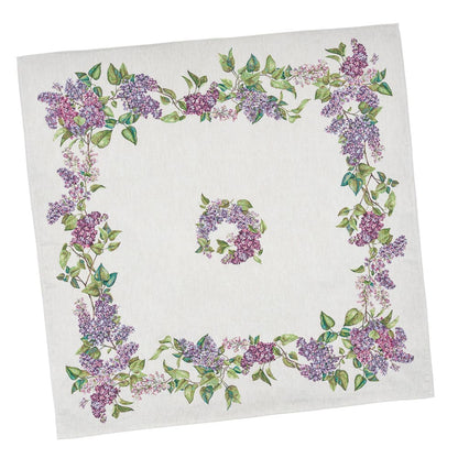 Square tablecloth «Lilac» - Premium Tapestry - Textile4Family