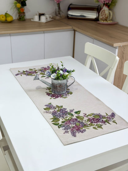 Table Runner «Lilac» - Premium Tapestry - Textile4Family