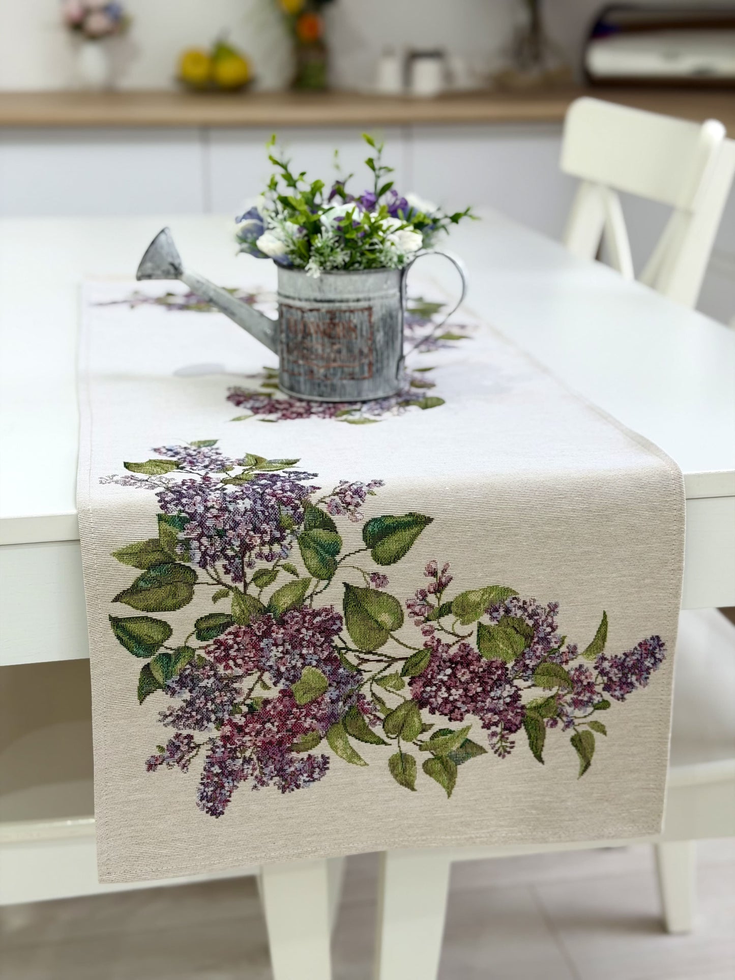 Table Runner «Lilac» - Premium Tapestry - Textile4Family