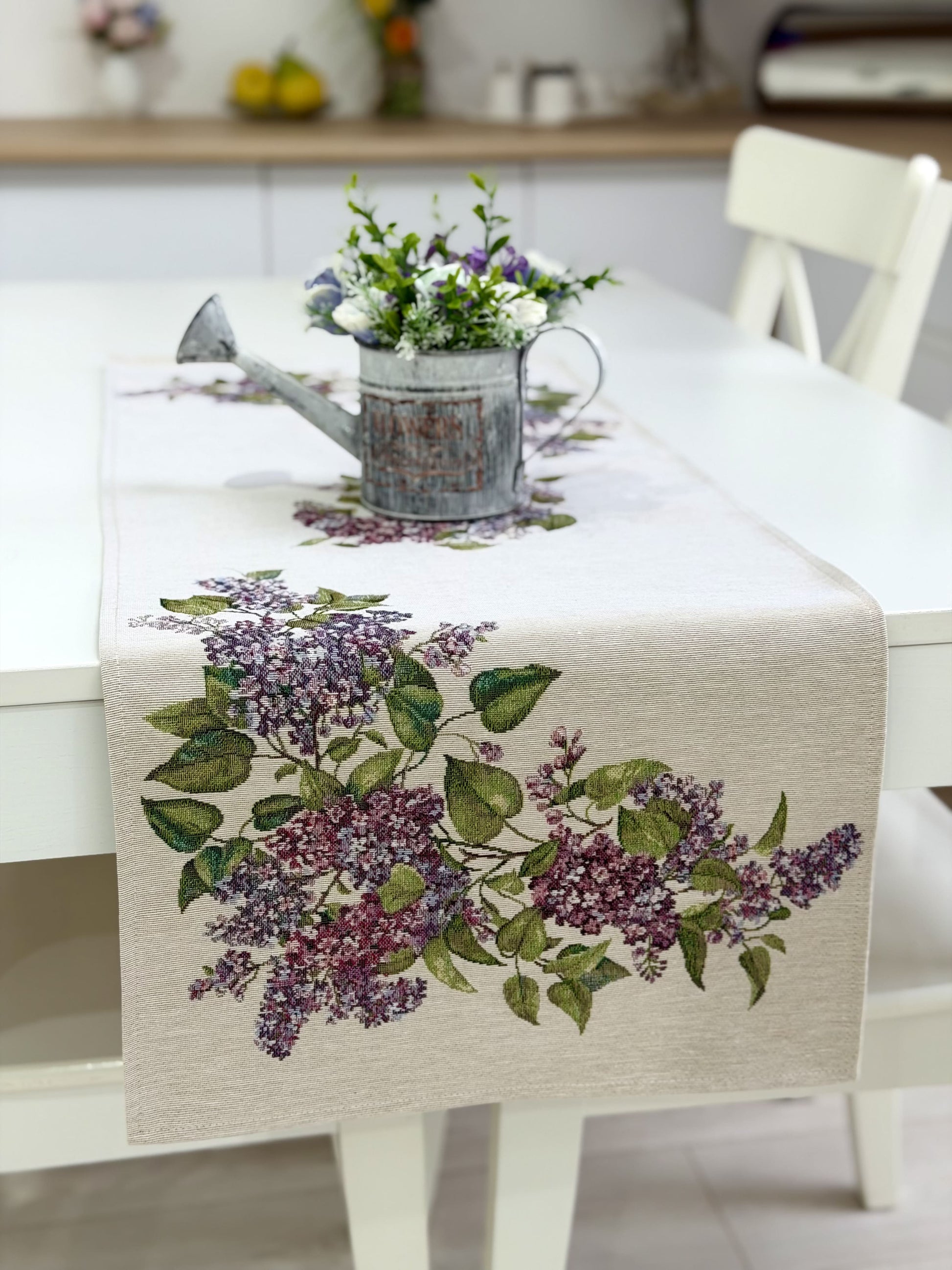 Table Runner «Lilac» - Premium Tapestry - Textile4Family