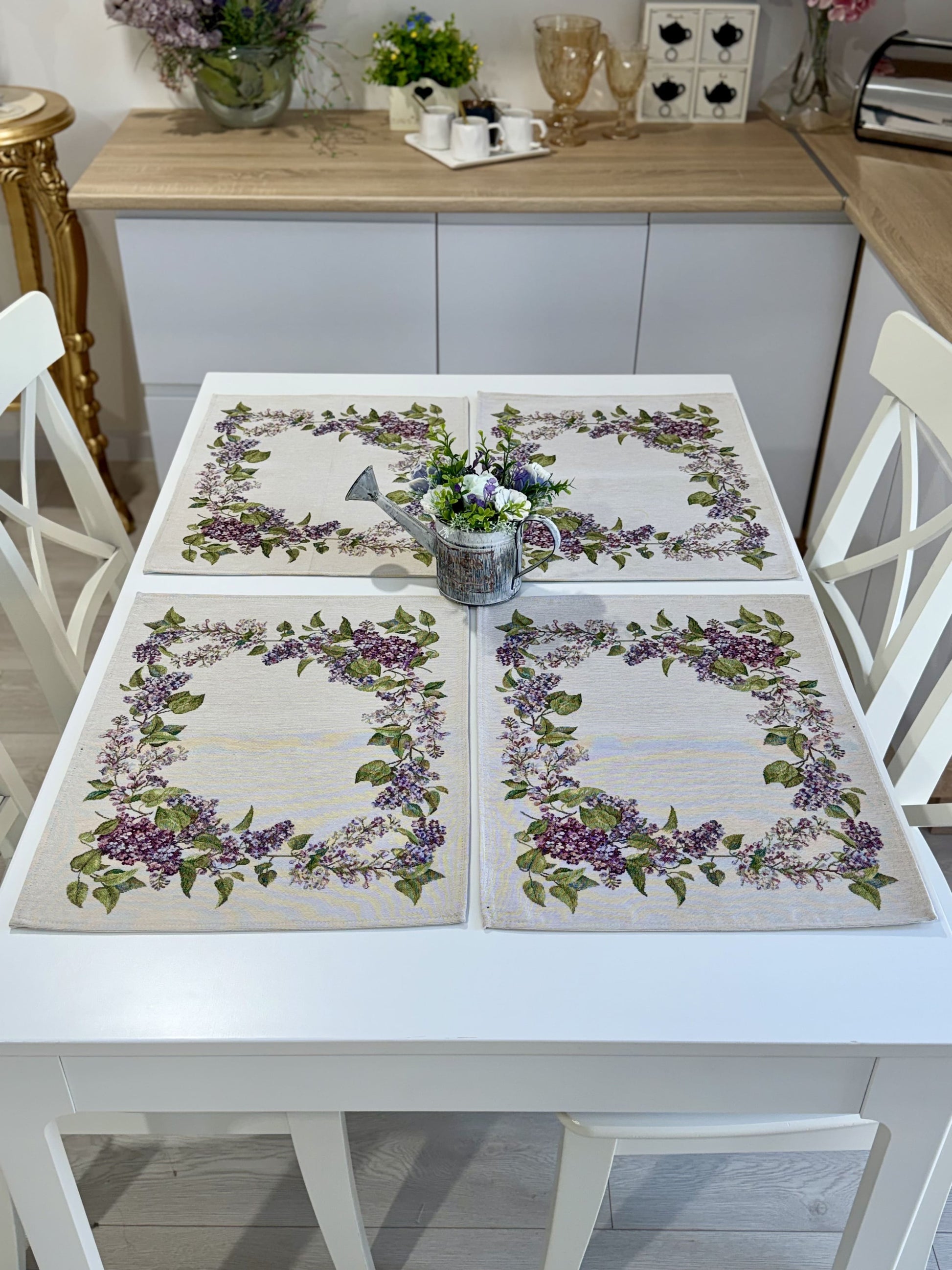 Placemat set «Lilac» - Premium Tapestry - Textile4Family