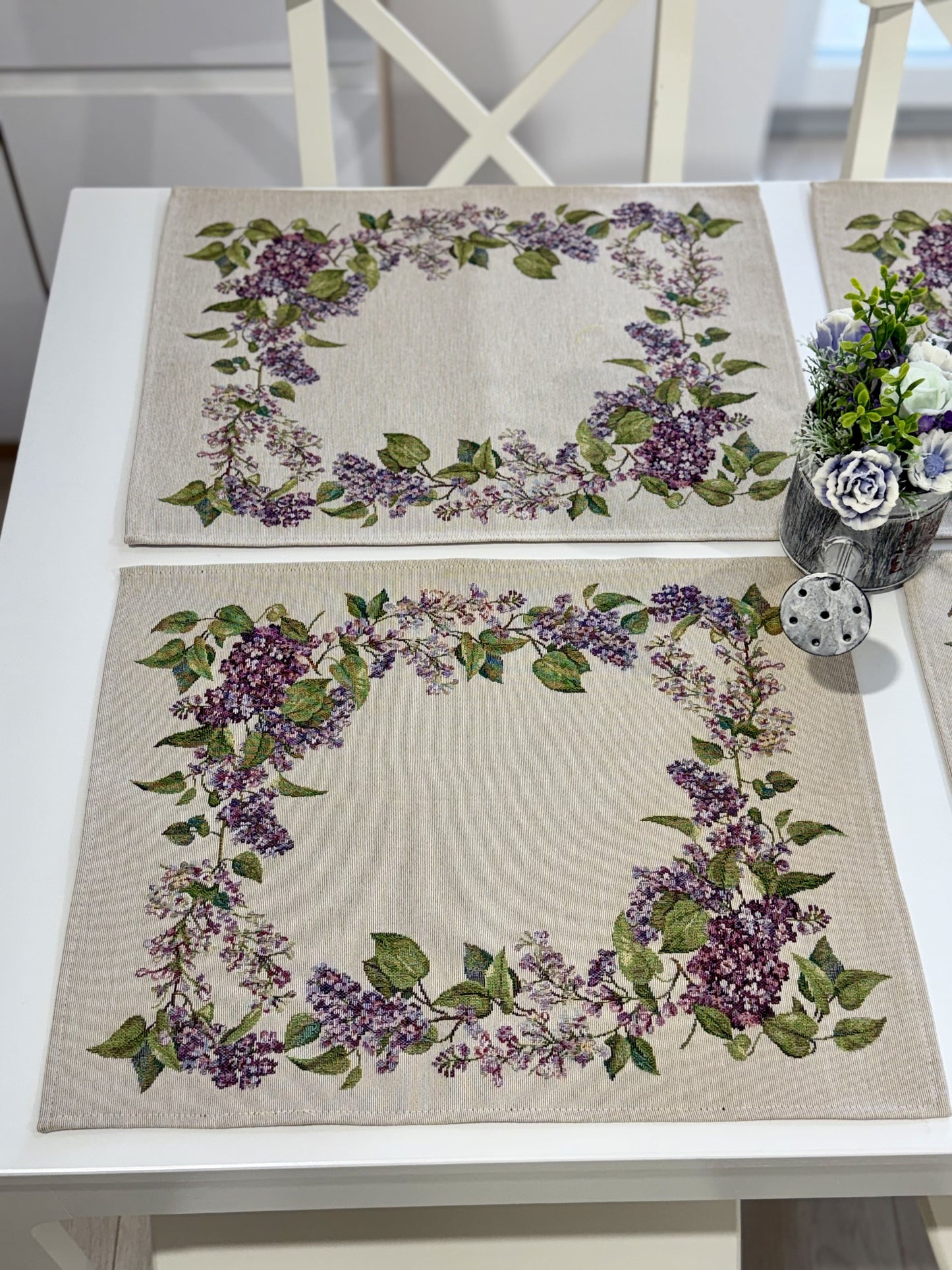 Placemat set «Lilac» - Premium Tapestry - Textile4Family