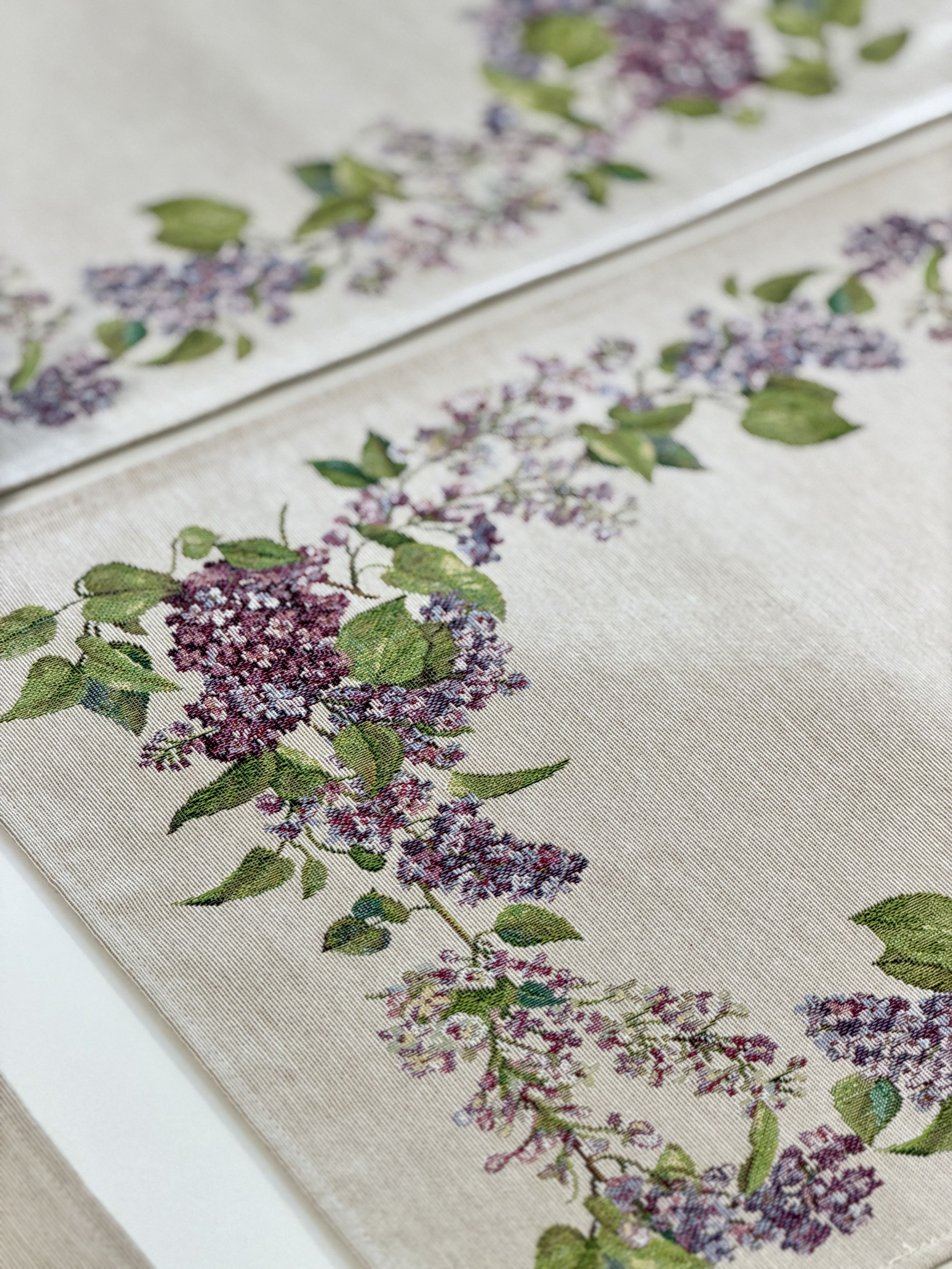 Placemat set «Lilac» - Premium Tapestry - Textile4Family