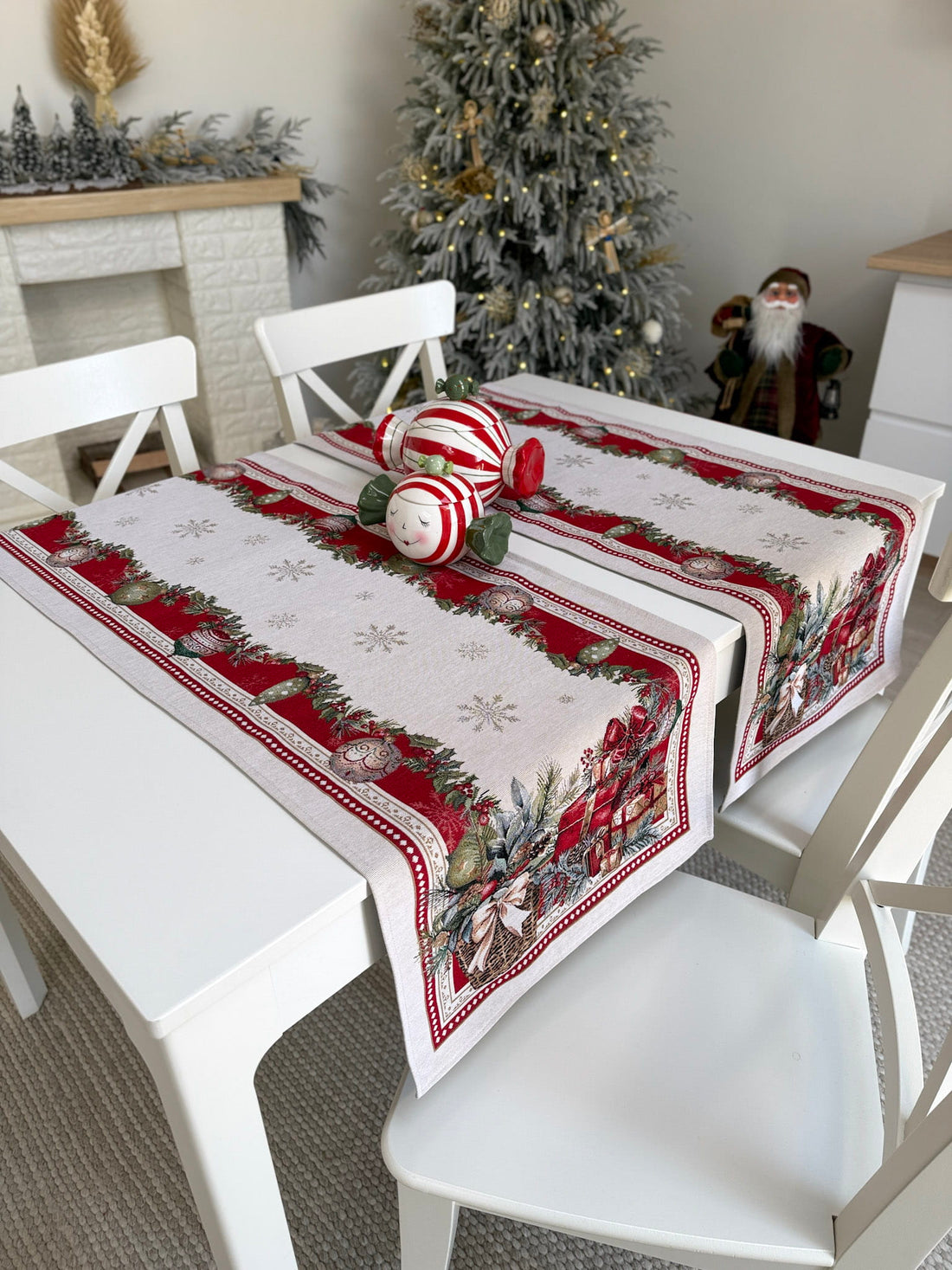 Christmas Table Runner «Christmas gifts»  - High quality tapestry