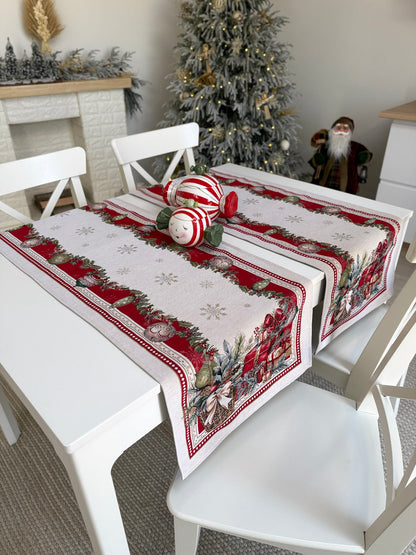 Christmas Table Runner «Christmas gifts»  - High quality tapestry