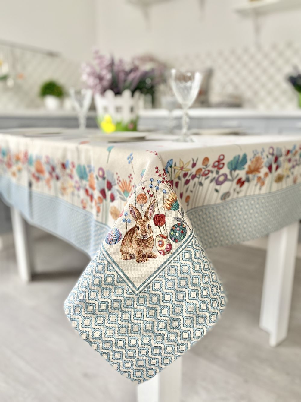 Easter tapestry tablecloth «Easter Bunny» Limaso Textile
