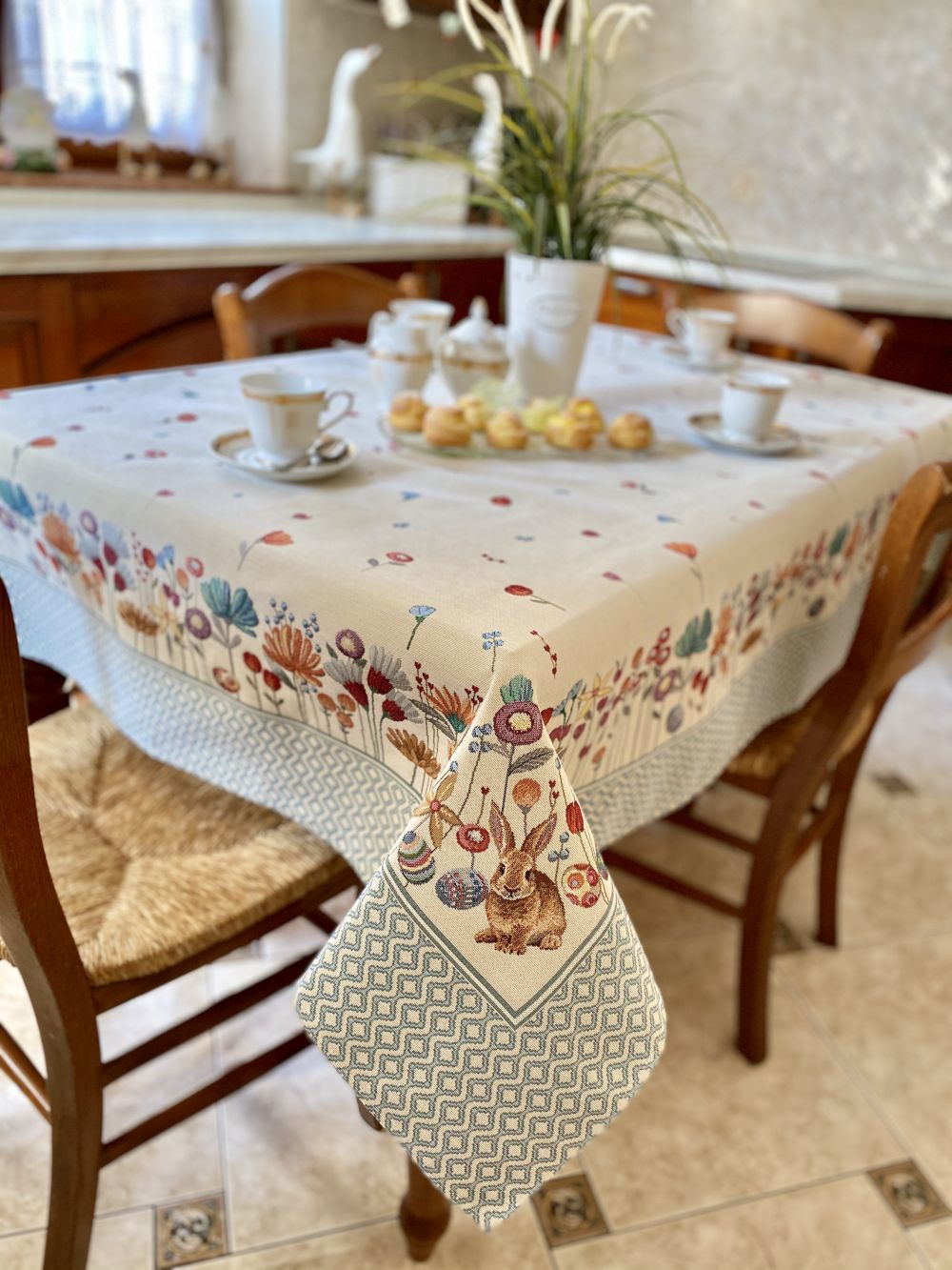 Easter tapestry tablecloth «Easter Bunny» Limaso Textile