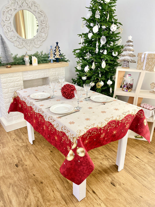 Christmas tapestry Tablecloth "Christmas Miracle" without lurex