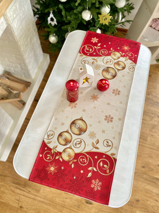 Christmas Tapestry Table Runner "Christmas Miracle"