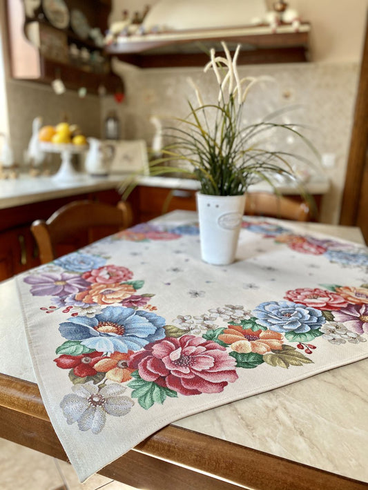 Tapestry tablecloth «Summer Flowers»