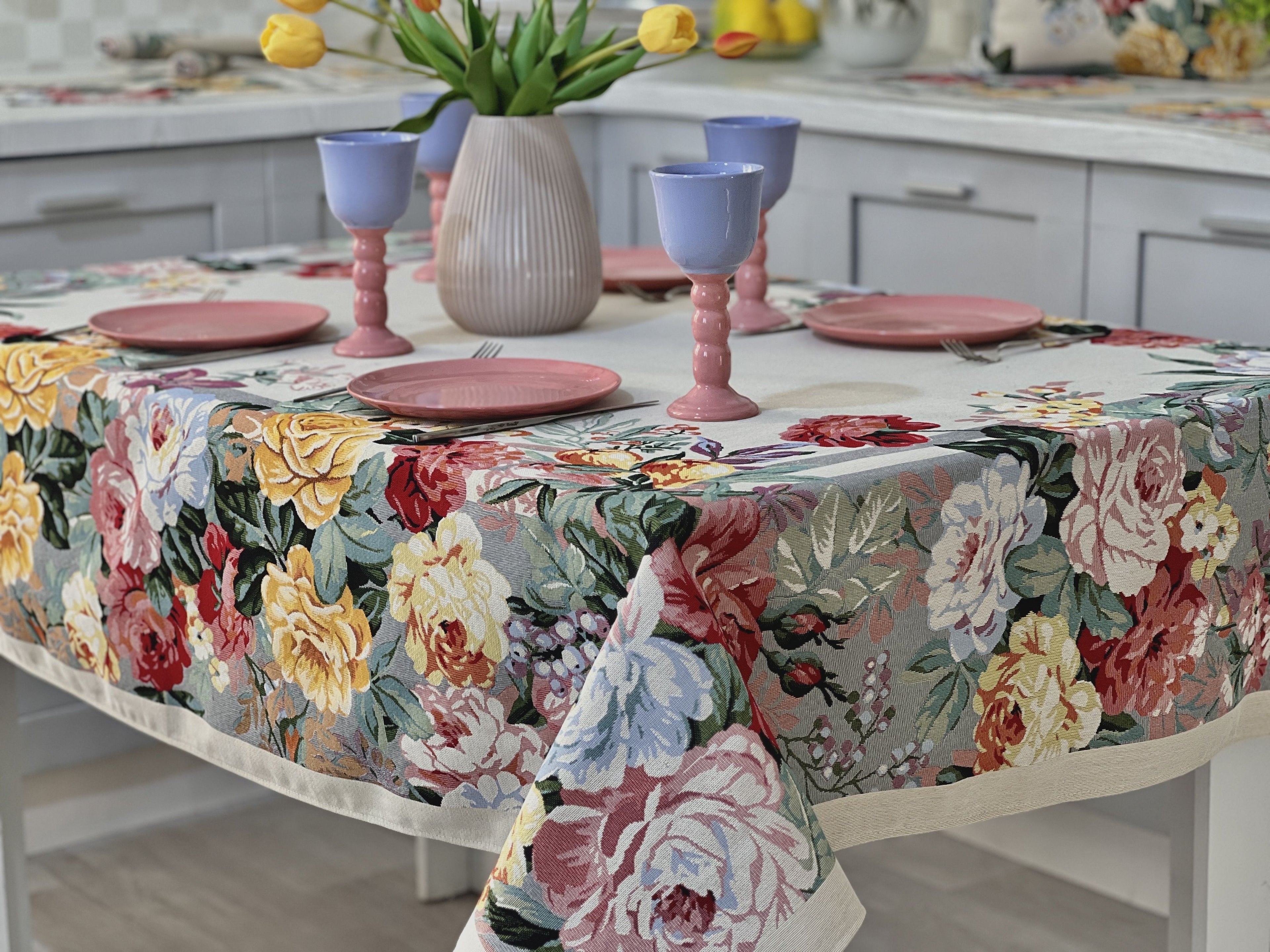 Tapestry tablecloth «Tanzanita» Limaso Textile