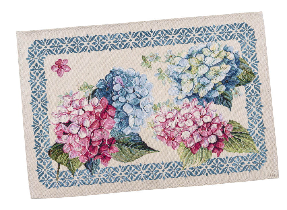 Placemat set «Hydrangea» - Premium Tapestry - Textile4Family