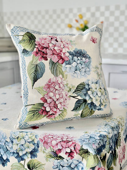 Cushion cover «Hydrangea» - Premium Tapestry - Textile4Family