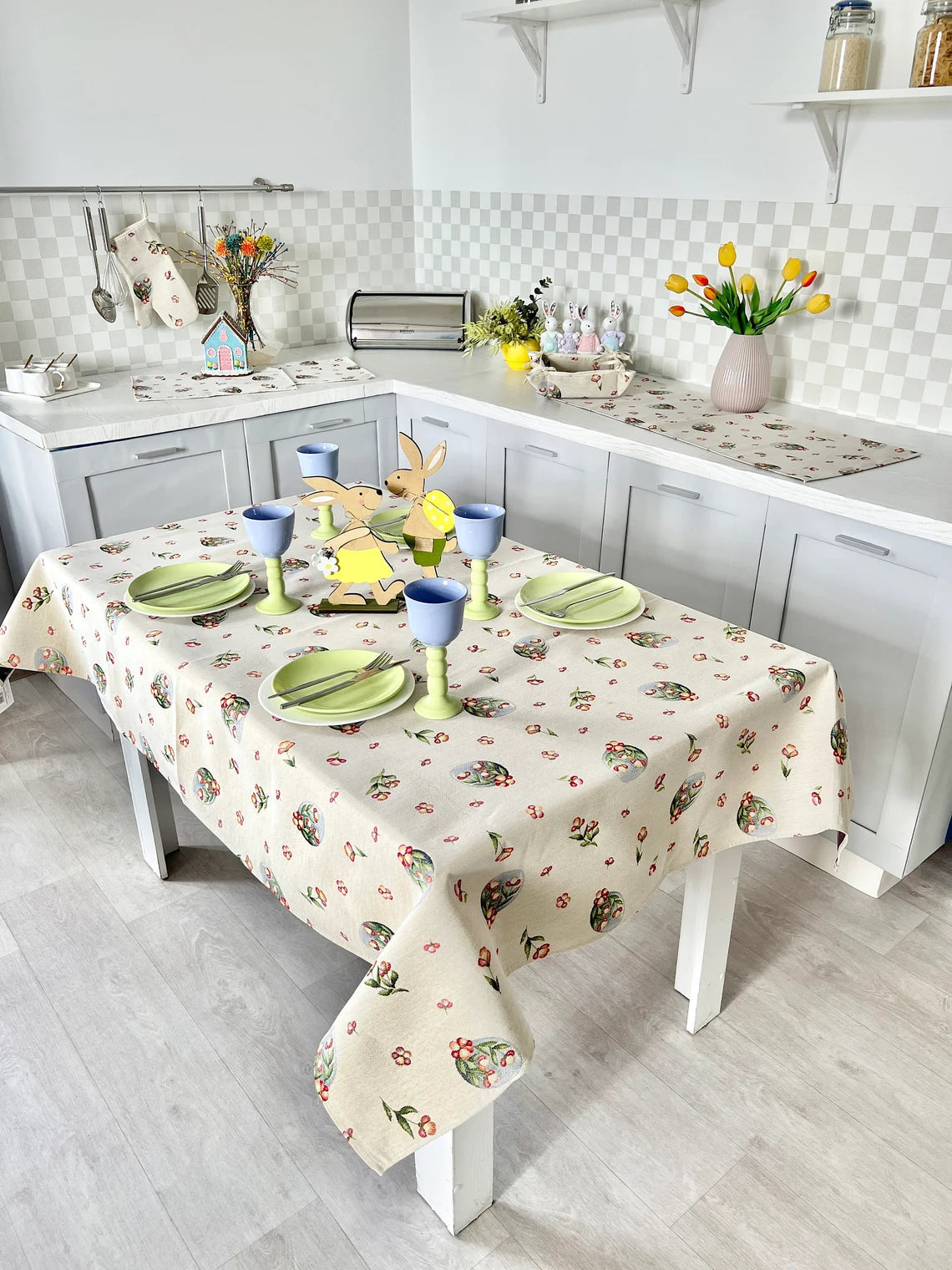 Easter tapestry tablecloth «Spring Easter» Limaso Textile