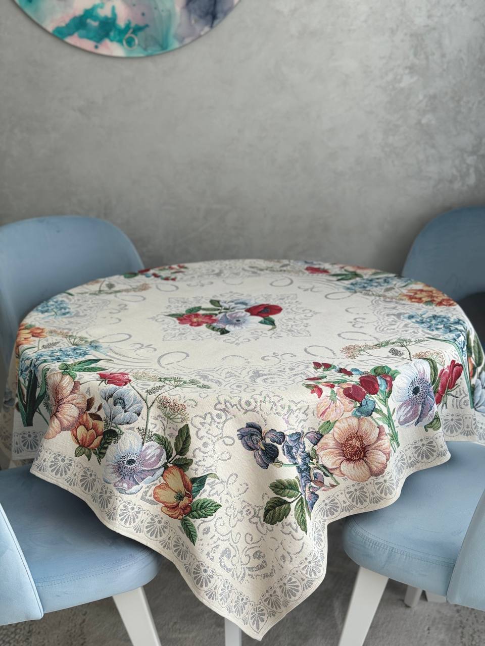 Tapestry tablecloth «MANDALAS FLOWERS» Limaso Textile