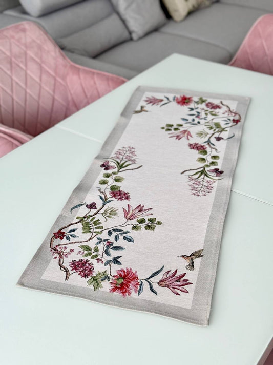 Tapestry table runner «Spring Flowers»