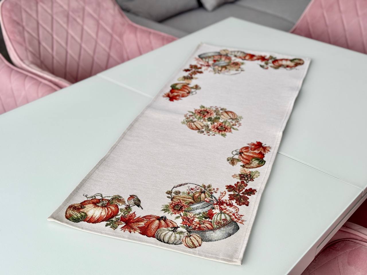 Tapestry table runner «Autumn harvest» Limaso Textile