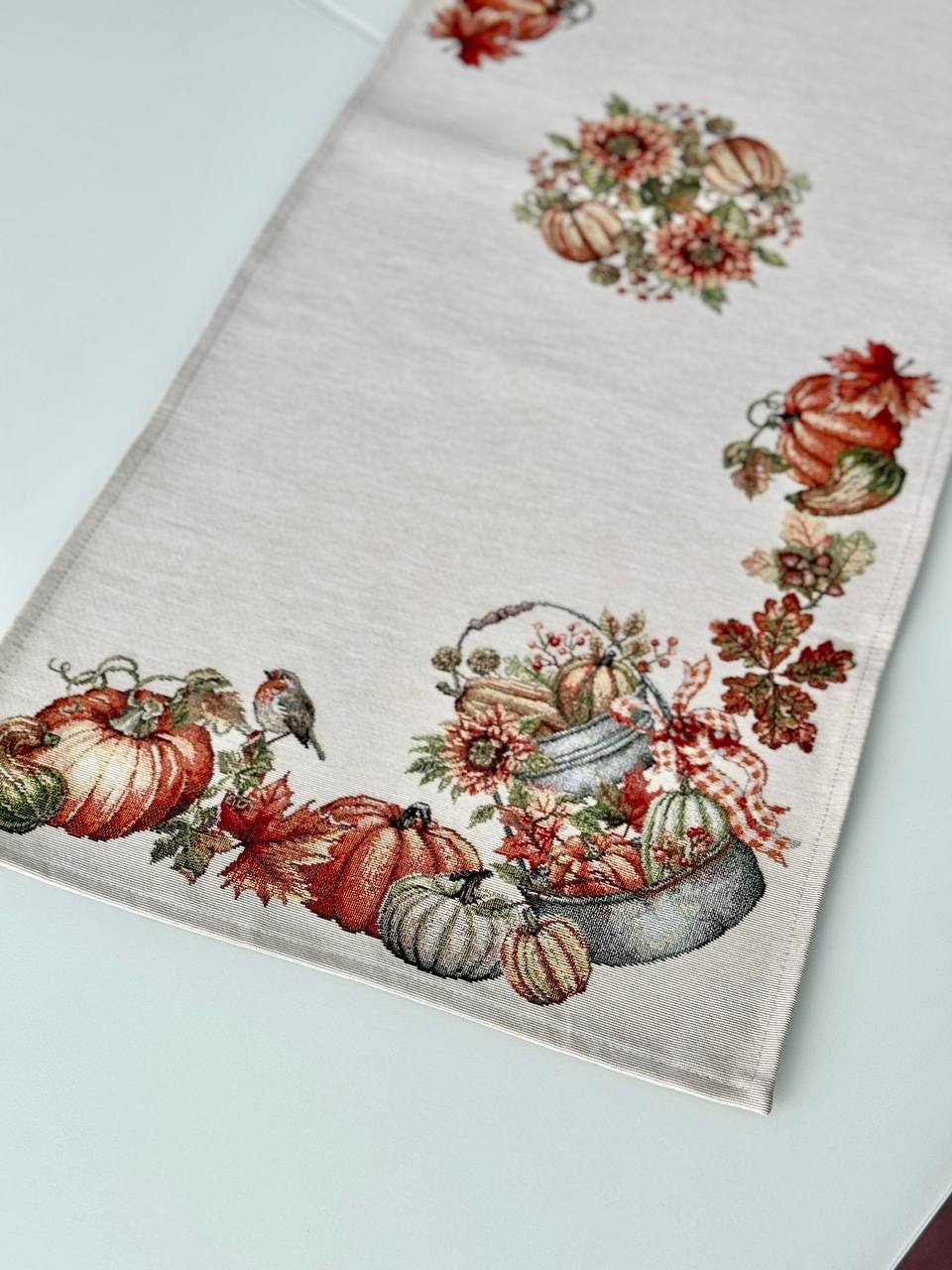 Tapestry table runner «Autumn harvest» Limaso Textile