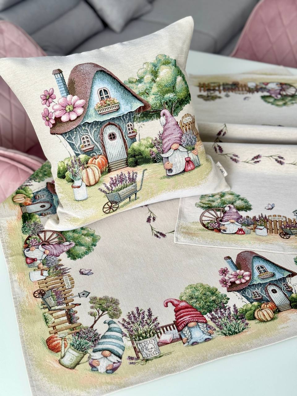 Tapestry cushion cover «Magic summer»