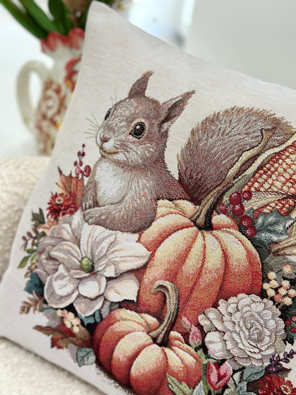 Autumn Cushion cover «Autumn fest»-3 - High quality tapestry