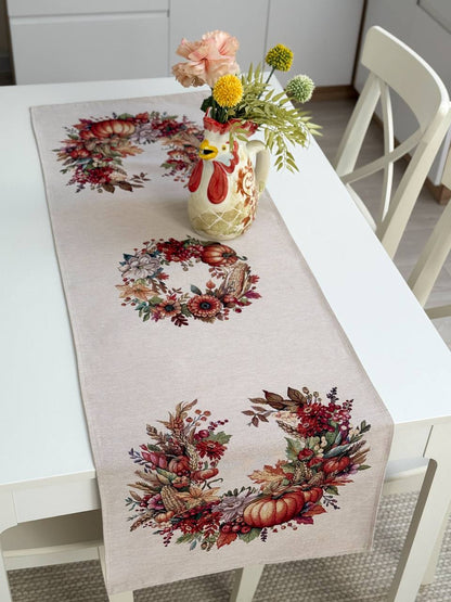 Autumn Table Runner «Autumn fest» - High quality tapestry
