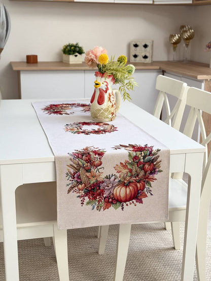 Autumn Table Runner «Autumn fest» - High quality tapestry