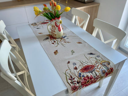 Autumn Table Runner «Autumn woodland» - High quality tapestry
