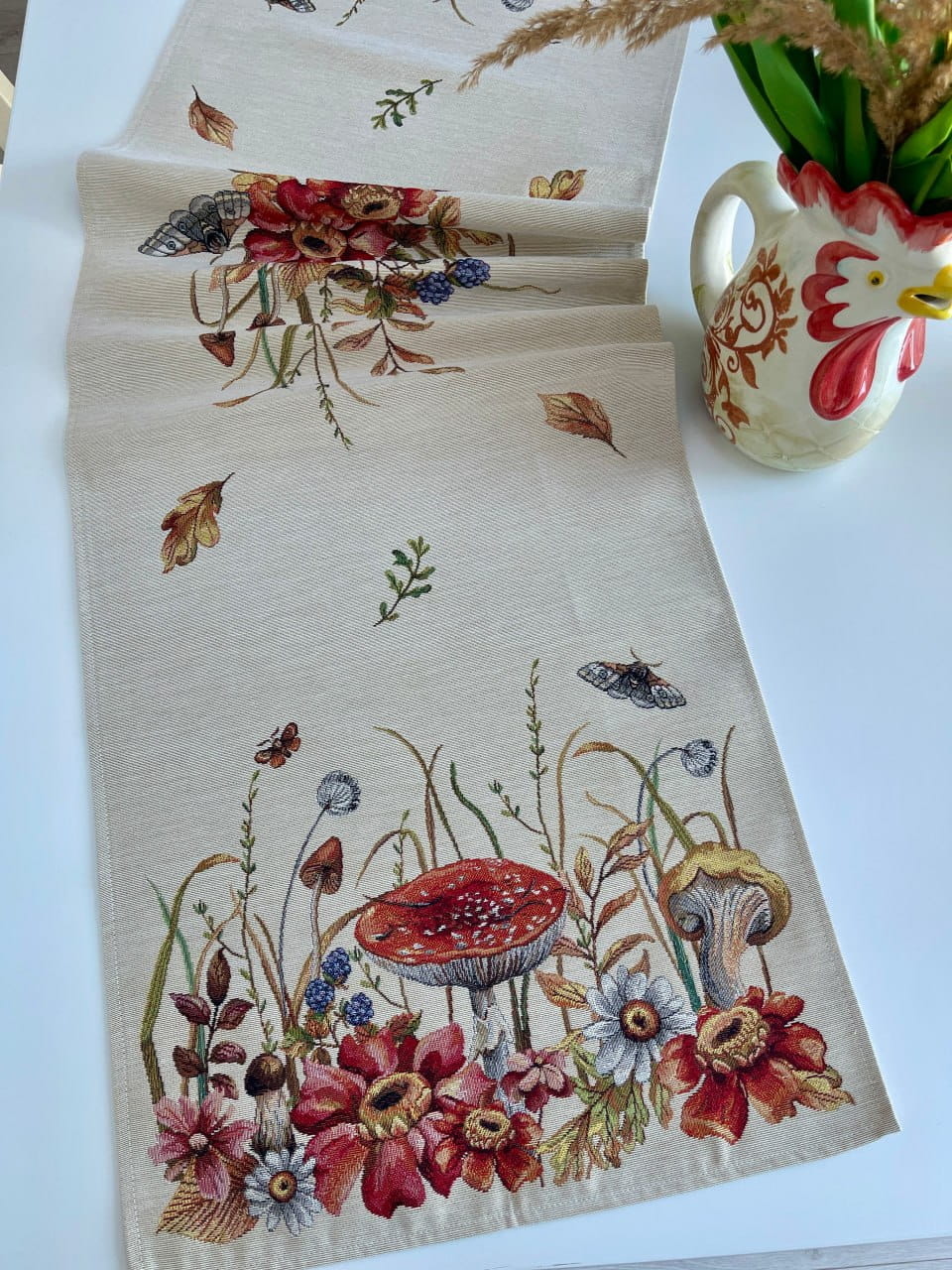 Autumn Table Runner «Autumn woodland» - High quality tapestry