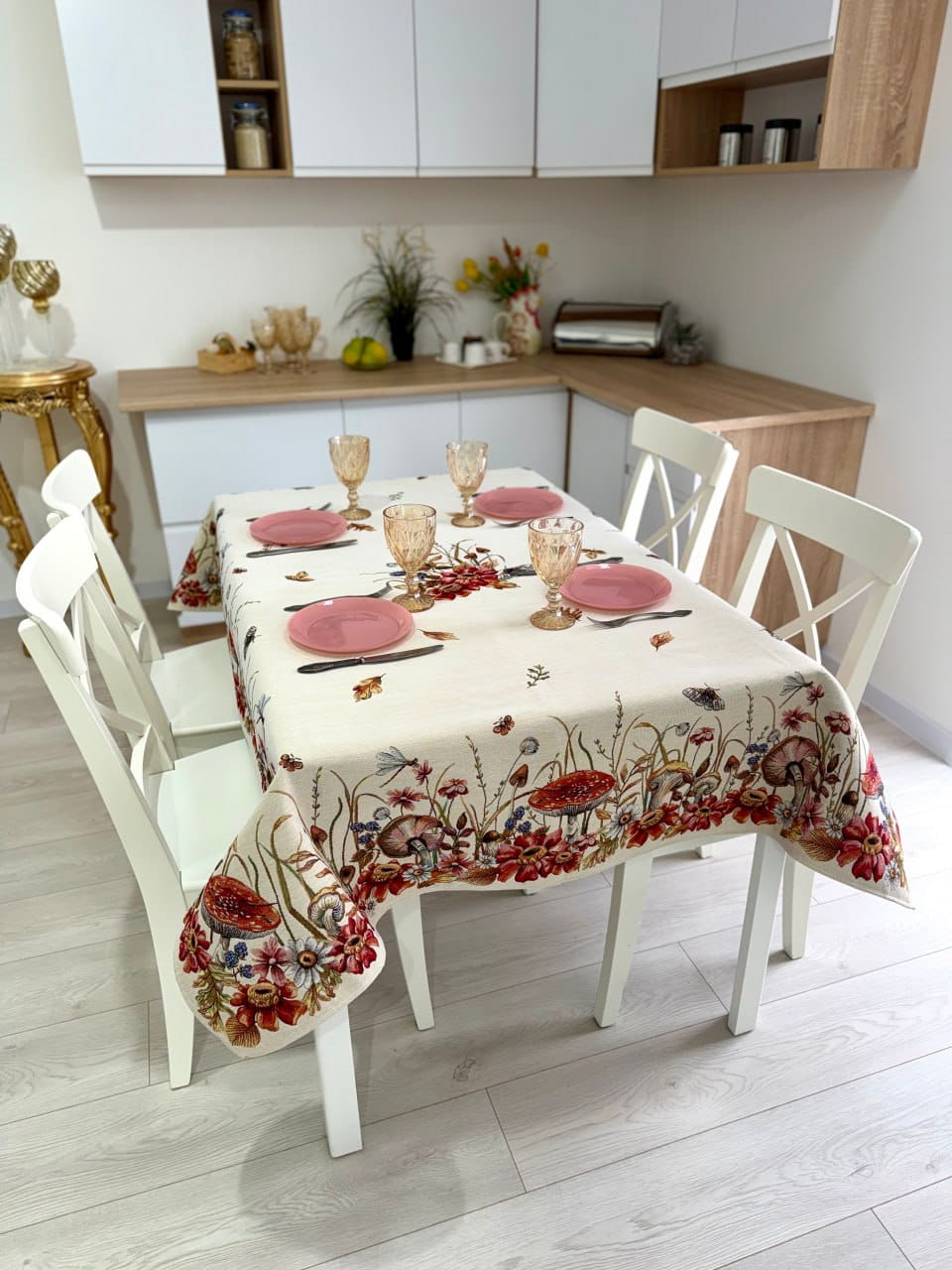 Autumn Rectangular tablecloth «Autumn woodland» - High quality tapestry
