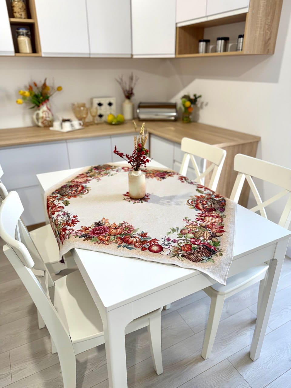 Autumn Square tablecloth «Fall Harvest» - High quality tapestry