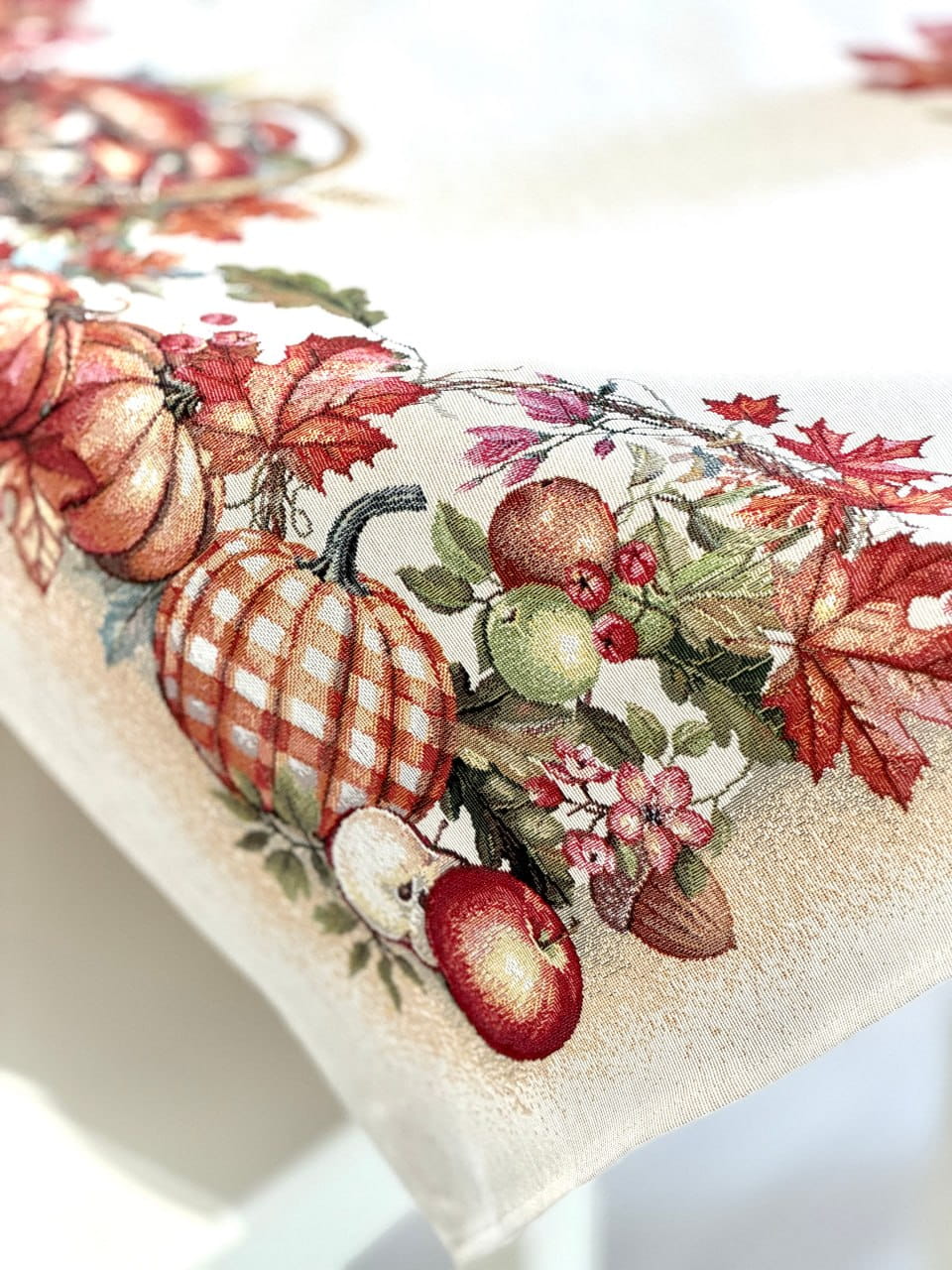 Autumn Square tablecloth «Fall Harvest» - High quality tapestry