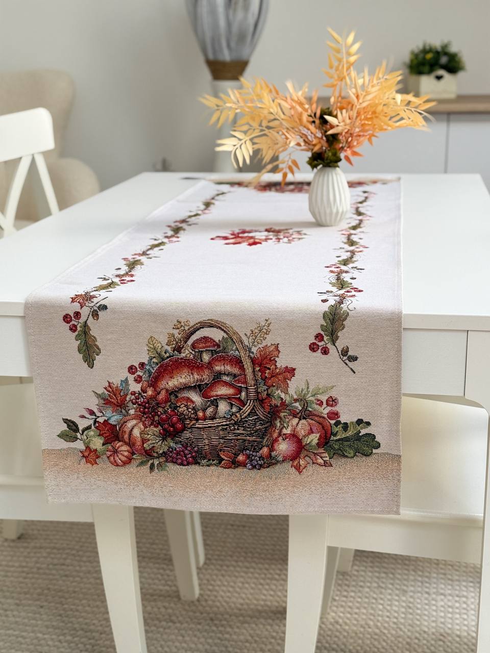Autumn Table Runner «Fall Harvest» - High quality tapestry