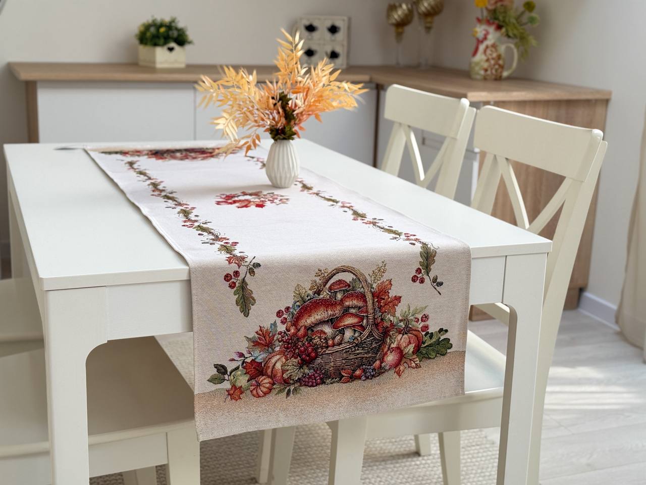 Autumn Table Runner «Fall Harvest» - High quality tapestry