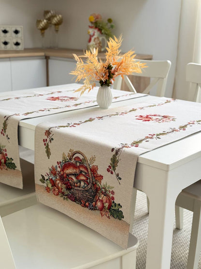 Autumn Table Runner «Fall Harvest» - High quality tapestry