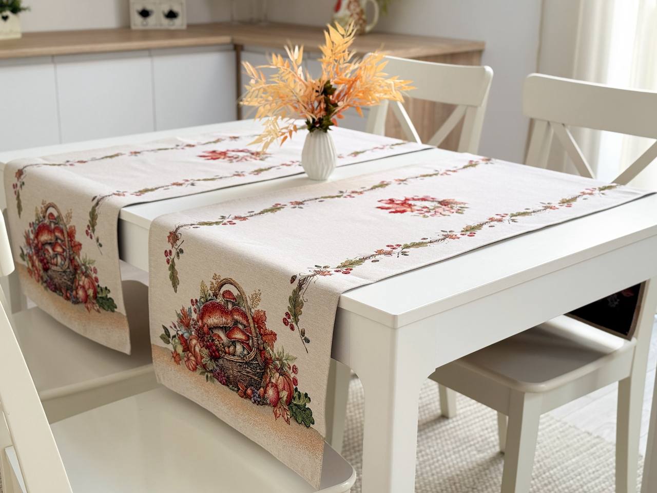 Autumn Table Runner «Fall Harvest» - High quality tapestry