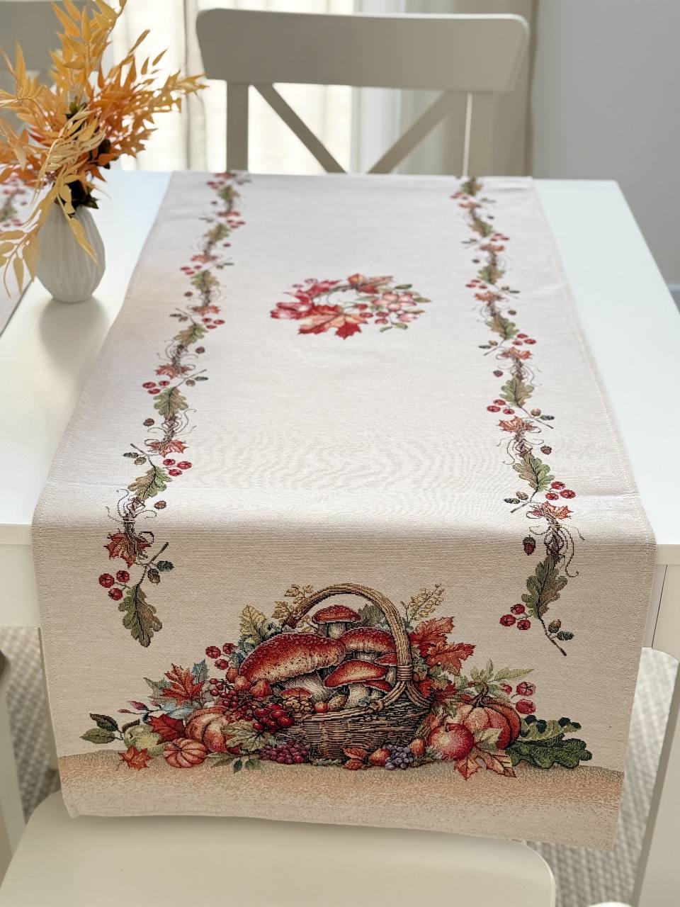 Autumn Table Runner «Fall Harvest» - High quality tapestry