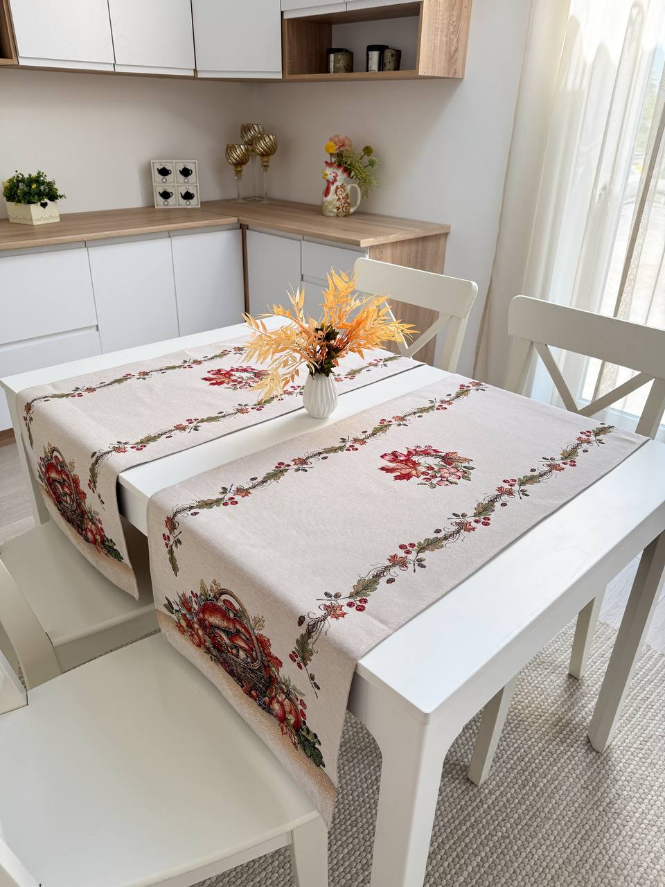 Autumn Table Runner «Fall Harvest» - High quality tapestry