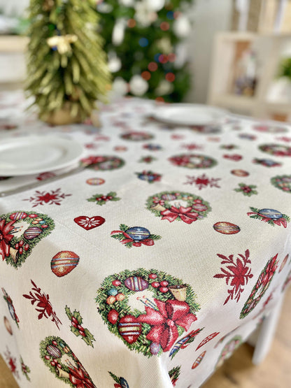 Buy Christmas tapestry Tablecloth "Christmas Тoy starfall" UK Textil4Family