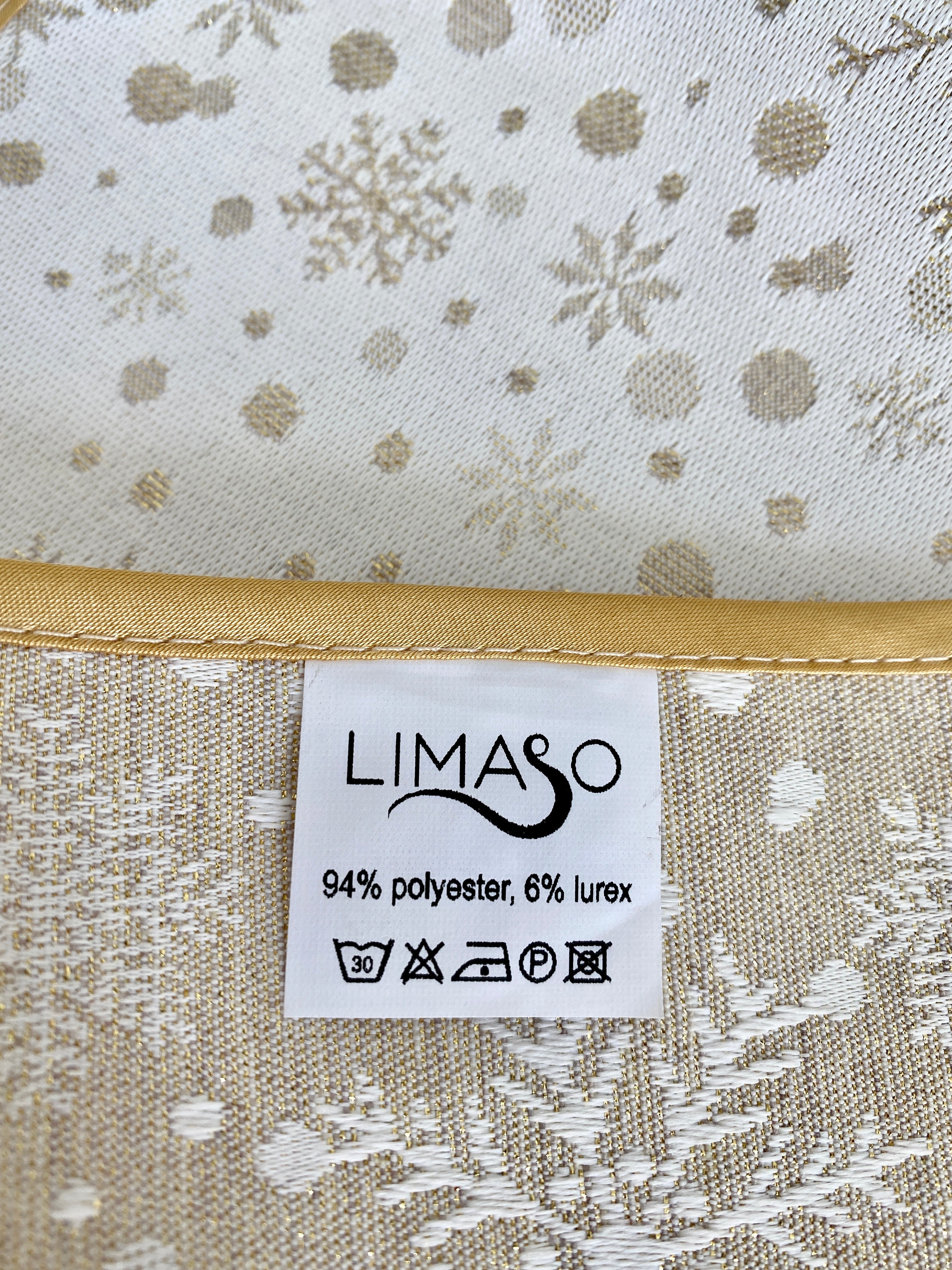 Buy Christmas Runner Double-sided with Teflon coating "WINTER"(golden lurex) UK Textil4Family