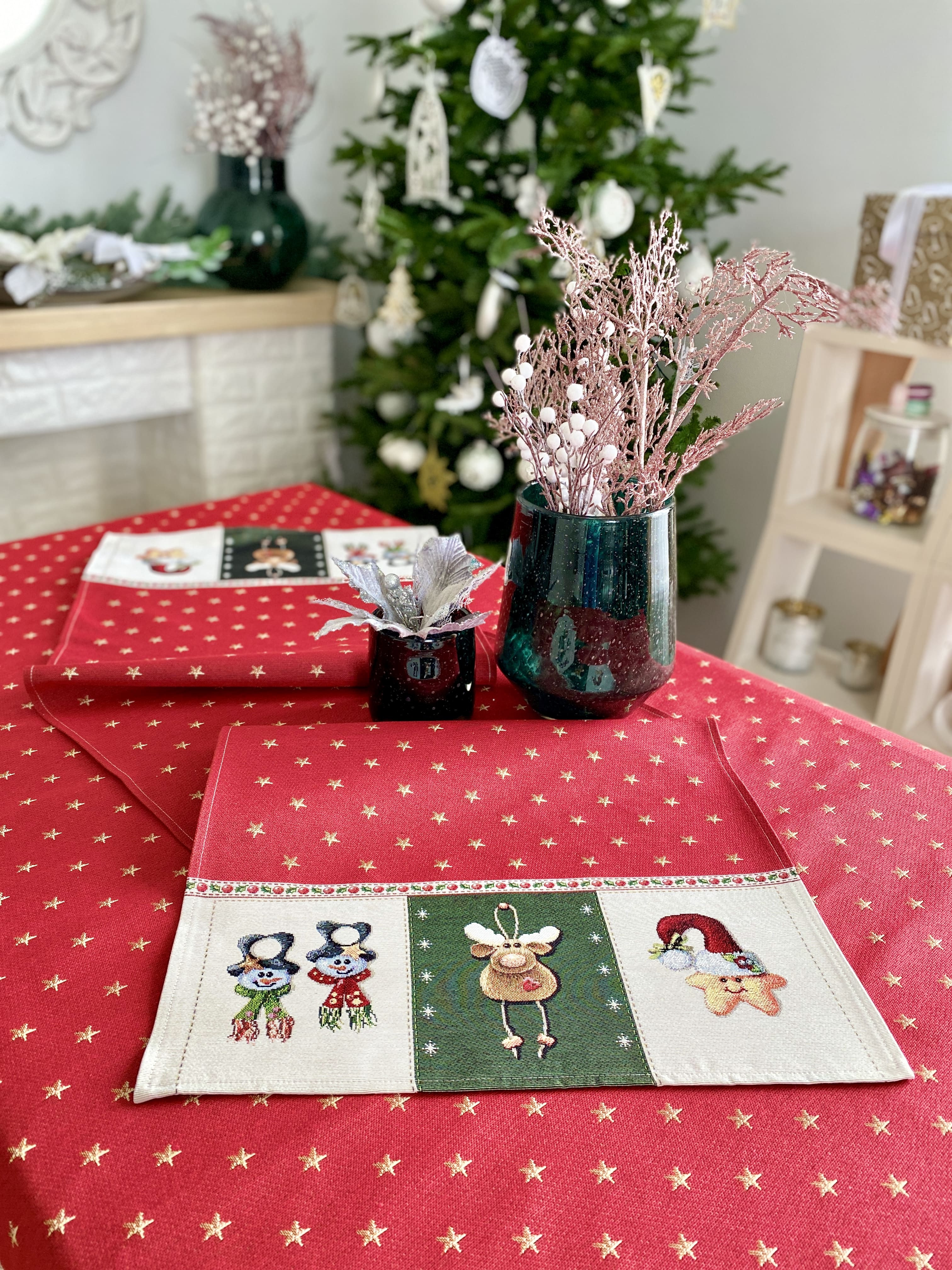 Buy Christmas Tapestry Table Runner "Sweet Christmas" UK Textil4Family