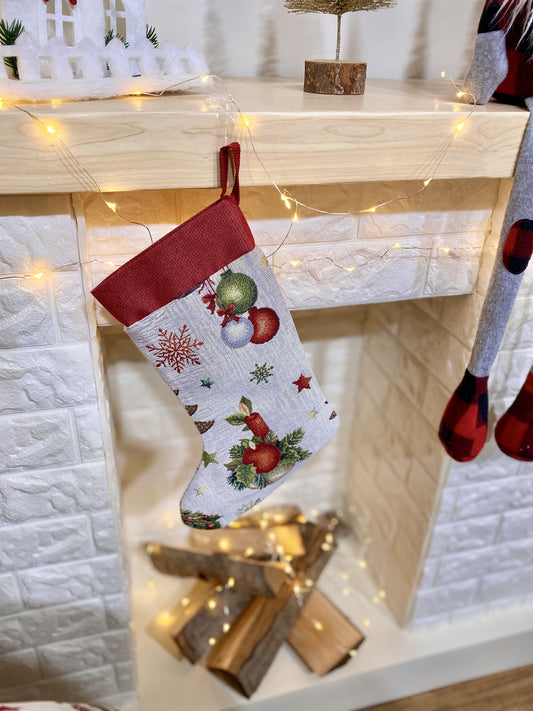 Buy Christmas Stocking "Festive Dinner" UK Textil4Family