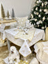 Christmas Tablecloth Double-sided "Good News" (golden lurex)