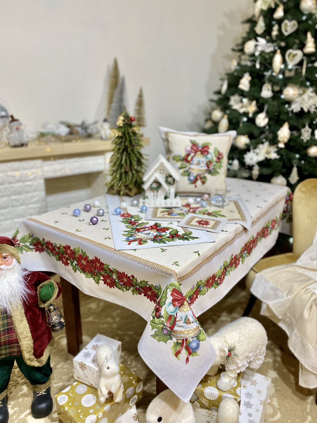 Christmas tapestry Tablecloth "Christmas Star"