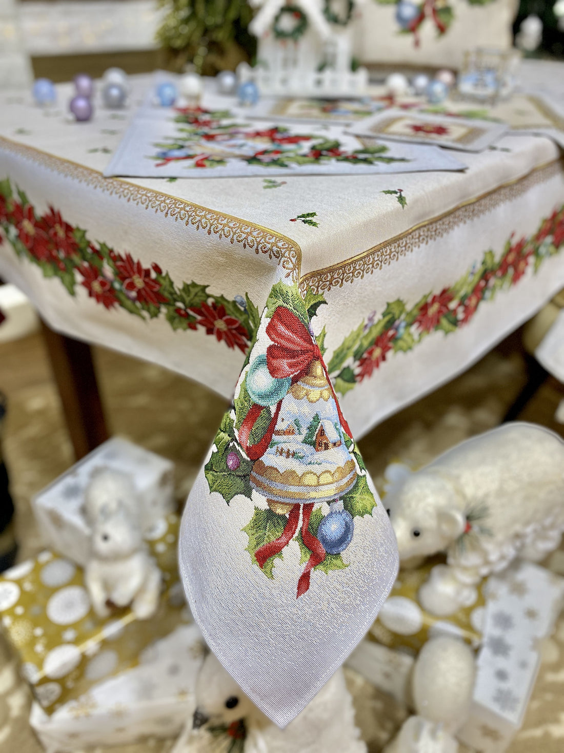 Buy Christmas tapestry Tablecloth "Christmas Star" UK Textil4Family