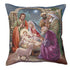 Christmas Cushion Cover "Nativity" with golden thread