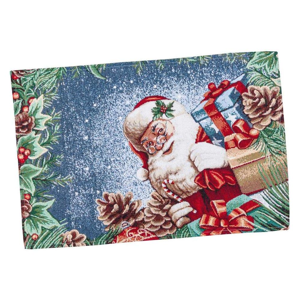 Winter Holiday Placemat «WINDOW» With microfibre