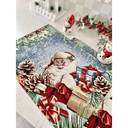 Winter Holiday Placemat «WINDOW» With microfibre