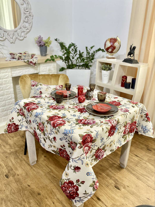 Buy Tablecloth tapestry "Wild Rose" UK Textil4Family